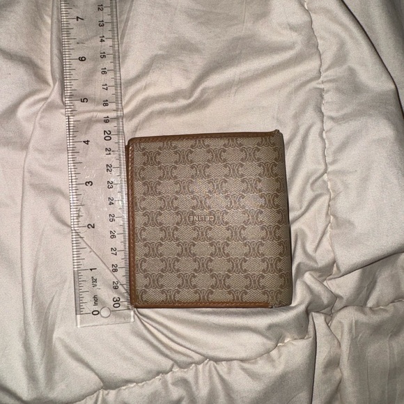 Celine Macadam Pattern Bifold Wallet Vintage - Picture 16 of 16